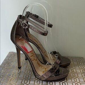 Sam Edelman Eleanor Ankle Strap Stilleto Sandals Women's size 6